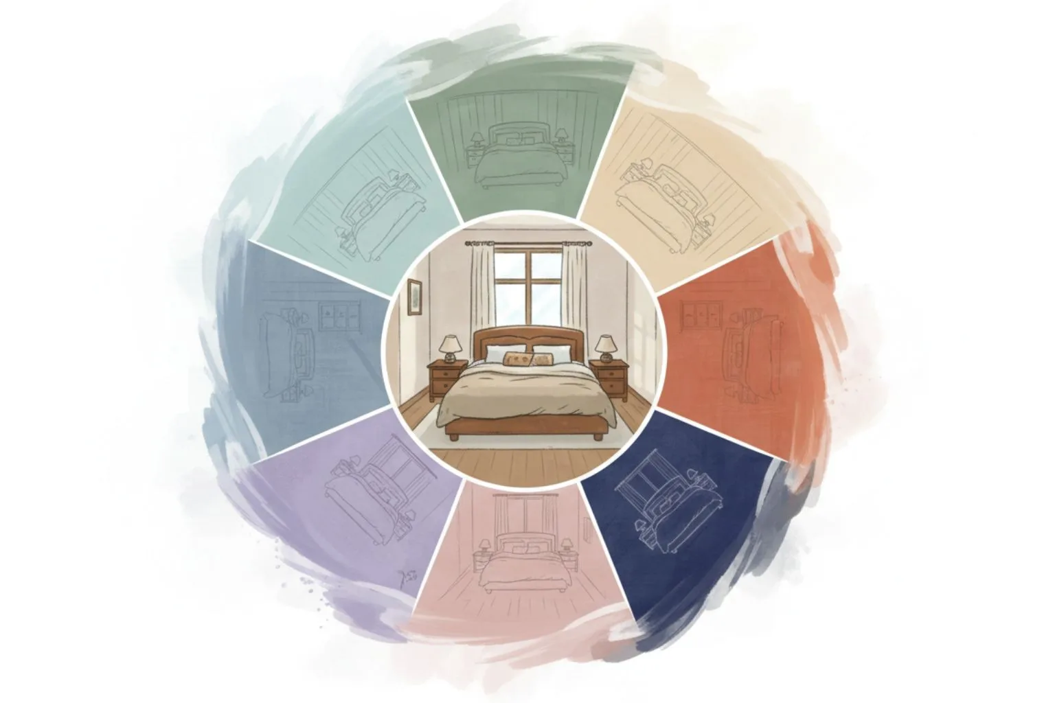 Який колір стін вибрати для спальні